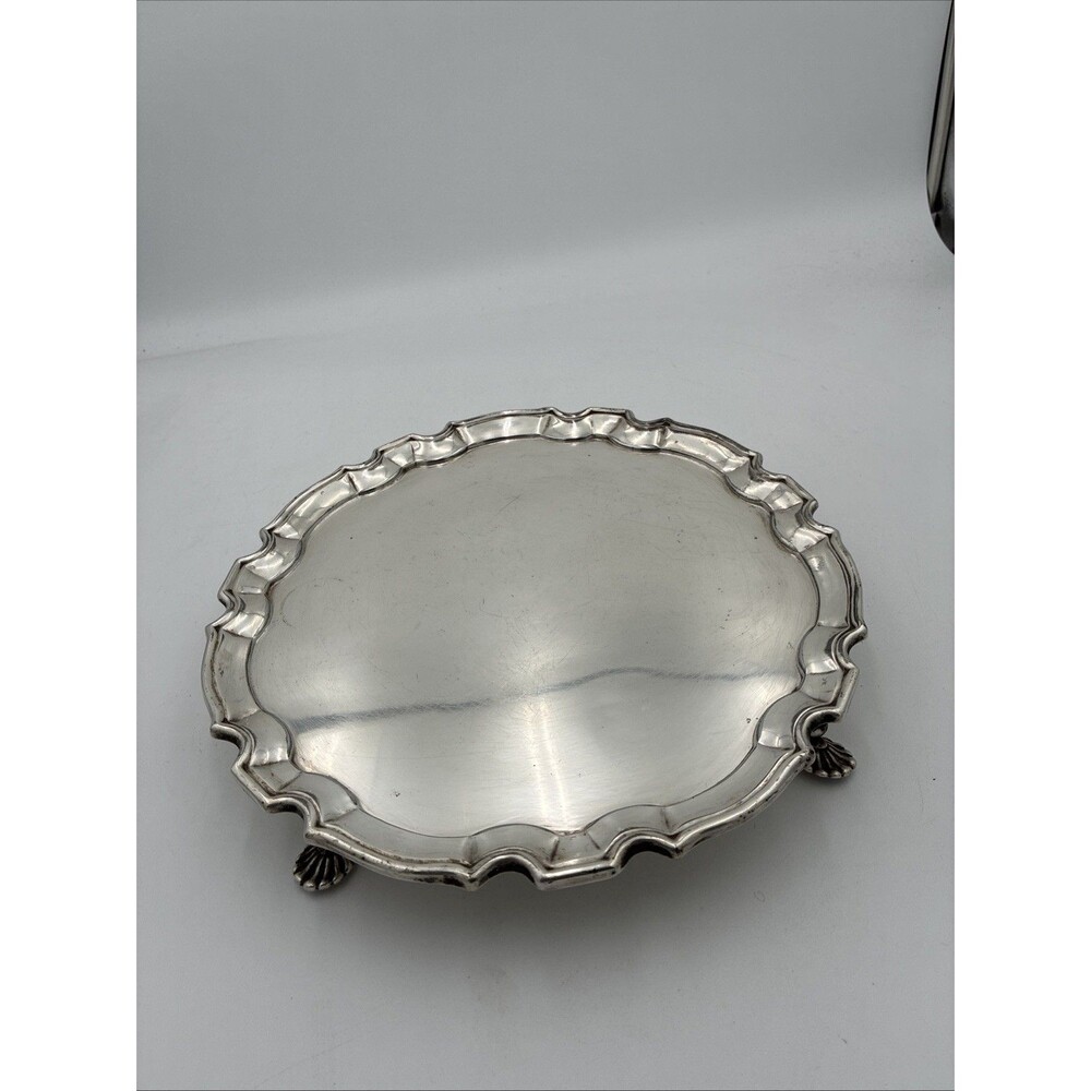 MetropolitanMuseum Of Art  Simeon Soumain Silver Plated Salver Tray By Gorham.